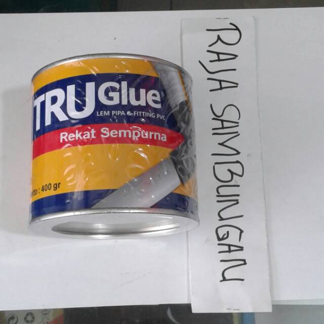 

lem pipa paralon pvc TRU Glue 400 gram lem fitting pvc TRU Glue DISKON7