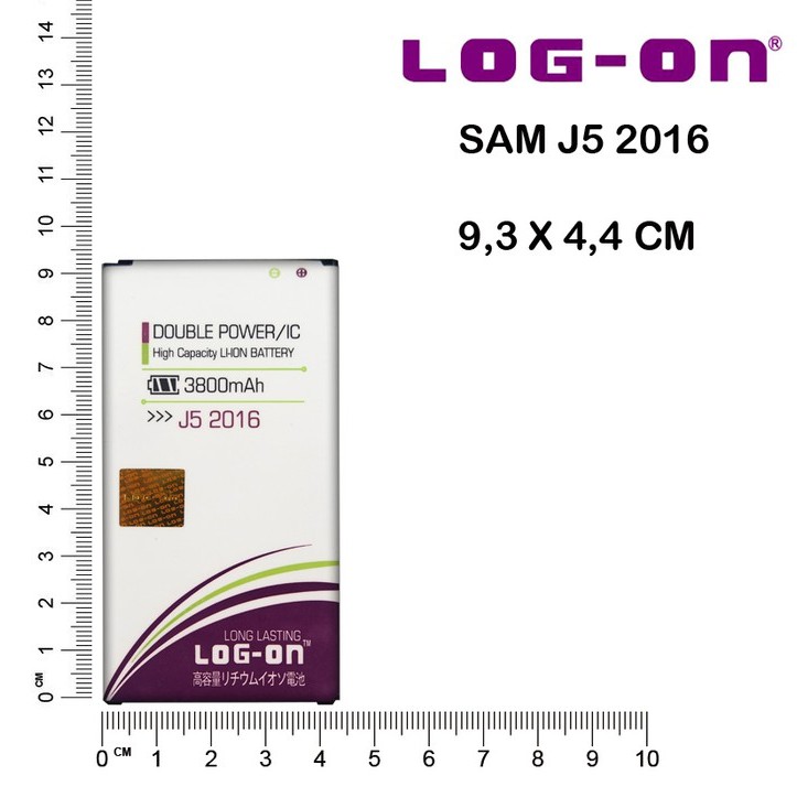 BATERAI SAMSUNG J5 2016 BATRE DOUBLE POWER BATTERY LOG-ON