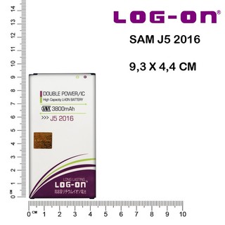 BATERAI SAMSUNG J5 2016 BATRE DOUBLE POWER BATTERY LOG-ON