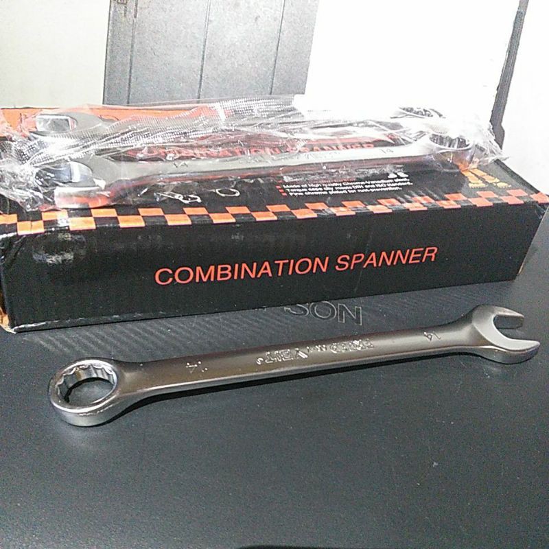 Kunci Ring Pas Combination Wrench Spanner 10 12 14 17 18 20 21 mm Kunci bengkel Sepeda Motor-1