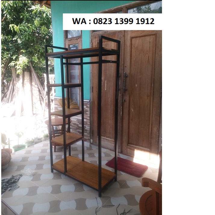 Rak Display Baju Dari Kayu, Display Baju Dari Kayu, Display Baju Butik, Rak Display Baju Butik, Disp