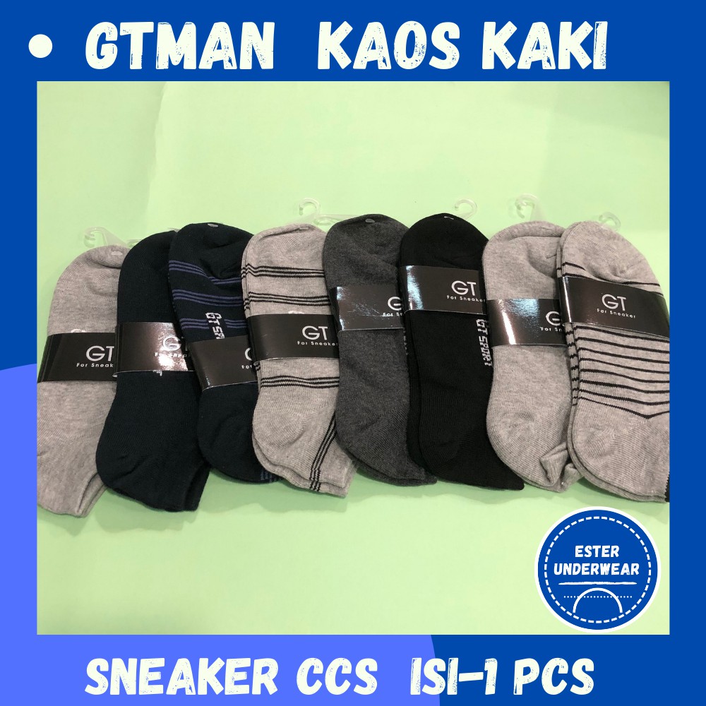 Kaos Kaki GTMAN  Sneaker GT CCS ISI 1 Pasang