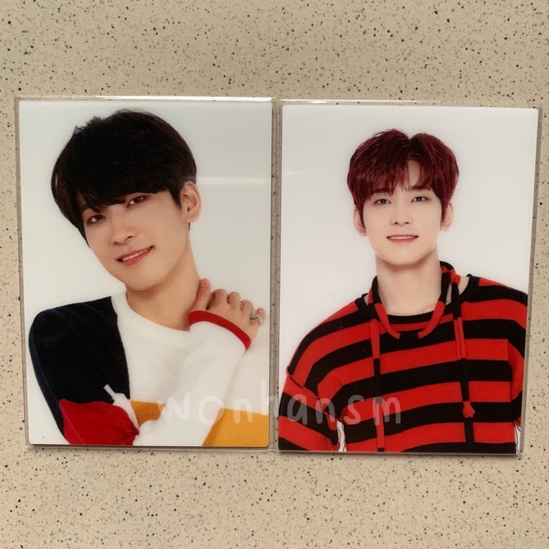 SEVENTEEN Cafe Wonwoo 2018 2020 TC Rare Japan Official PC photocard