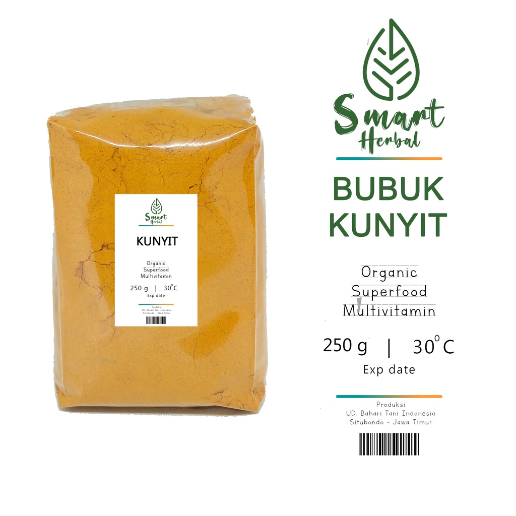 

BUBUK KUNYIT 250 GRAM REMPAH HERBAL NUSANTARA
