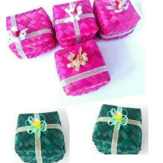 Big Sales Besek Bambu Warna 18x18 .,.,.