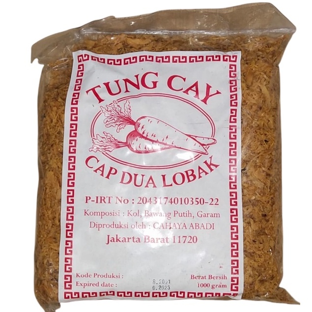 

LAKU Tung Cay Cap Dua Lobak 1gr Halal Lokal