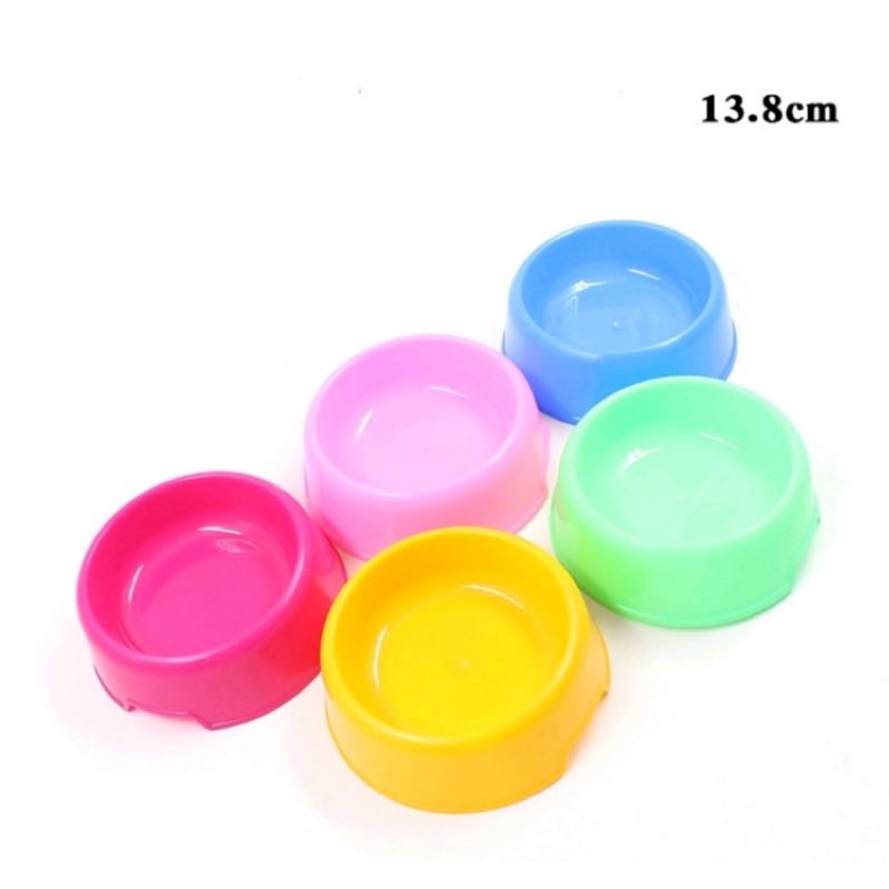 tempat makan plastik anjing kucing pet food dispenser pet bowl hewan