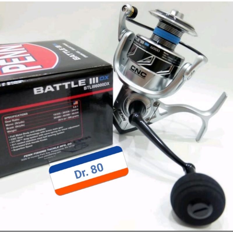 Reel penn battle 3 DX 6000 SW
