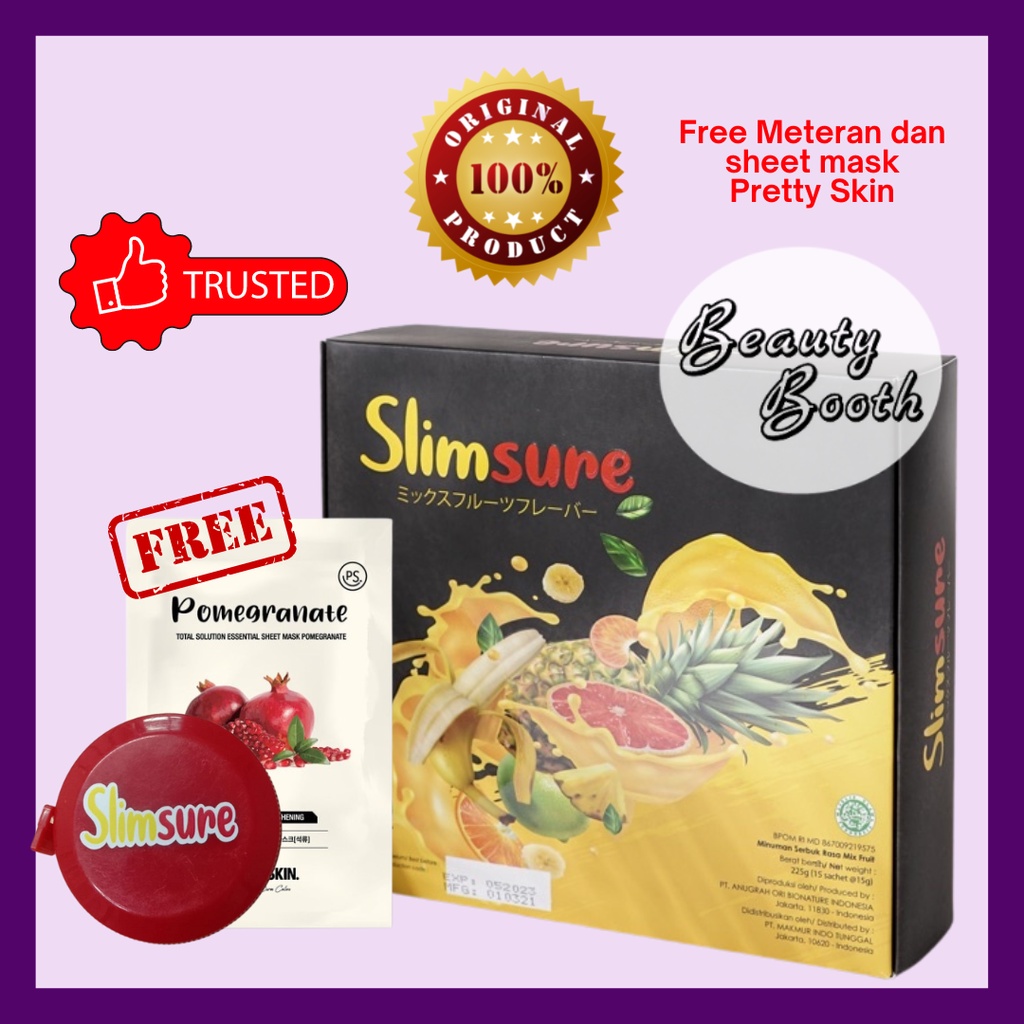 Slimsure Block Fat 1BOX(Menurunkan Berat Badan “Bebas Makan apa aja” Tanpa Diet Menyiksa)|DETOX BPOM