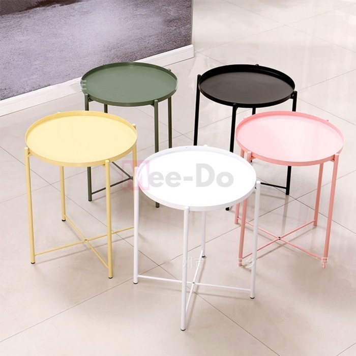 Mee Do Meja Sudut Baki Side Table Meja Teras samping Coffee table