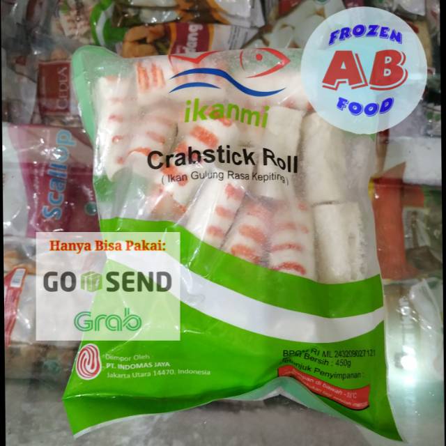 

IKANMI Crabstick Roll 450 gram Ikan Gulung Rasa Kepiting 450gram Crabstik Roll 450 gram