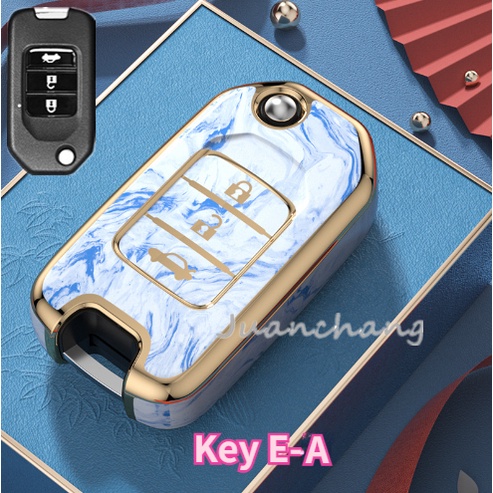 Case Kunci Remote Mobil Bahan TPU Warna-Warni Untuk Honda 2017 2018 19 CRV Pilot Accord Civic Jazz Jade XRV Fit HR-V