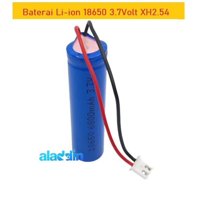 Promo Baterai Speaker Bt Mic Bt Mobil Rc Lithium Lion 18650 Soket Putih 3.7V 6800Mah Soket Putih