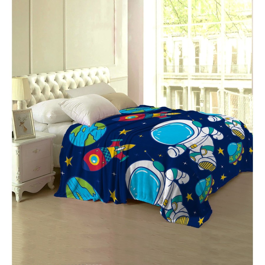 Lady Rose Blanket / Selimut Motif ASTRO Origanal Produk Selimut Bulu Halus Dan Anti Rontok