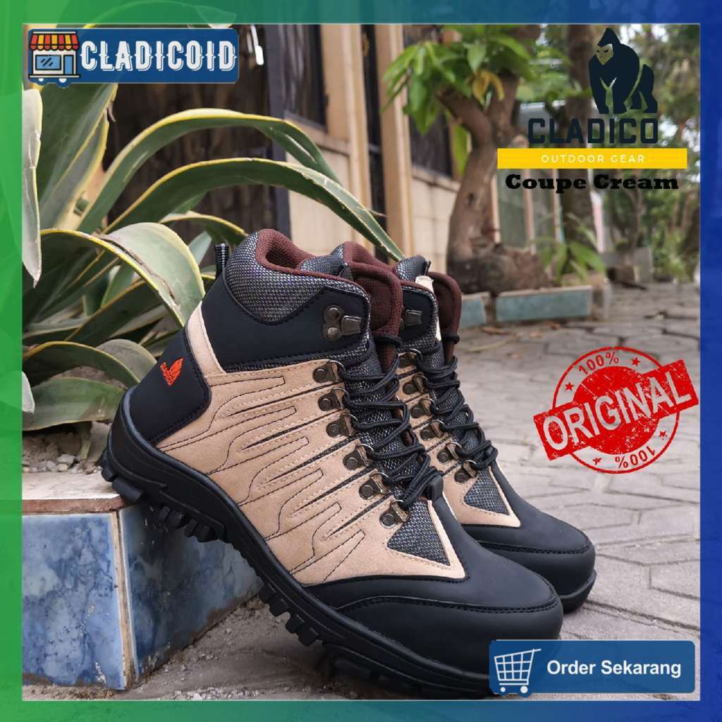 SEPATU SAFETY PRIA UJUNG BESI ORIGINAL MODEL KEREN DAN STYLISH CLADICO COUPE TINGGI