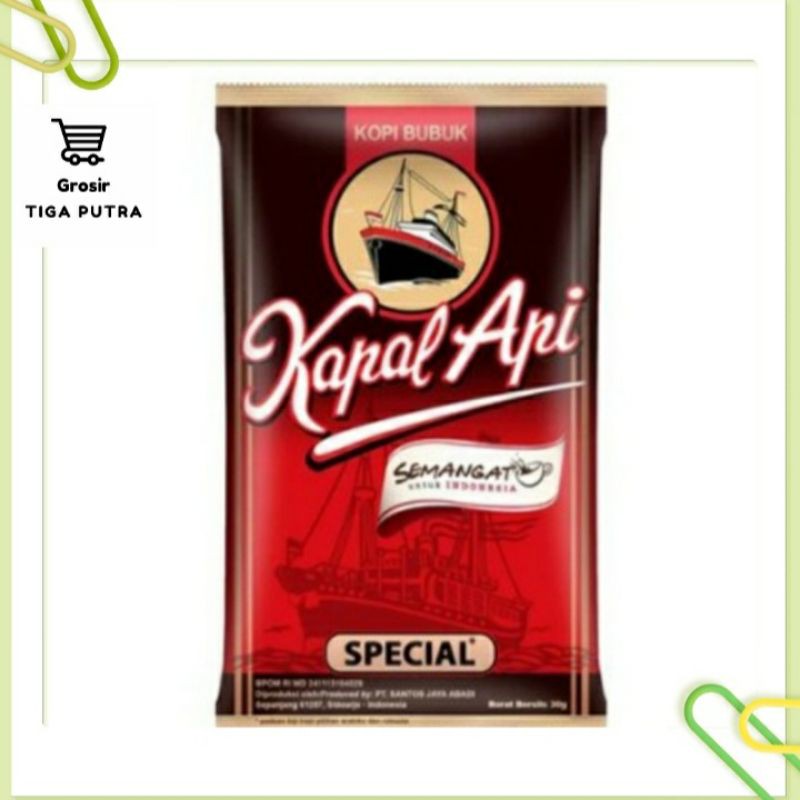 

Kopi Kapal Api 30g RENCENG ( isi 10 sachet )