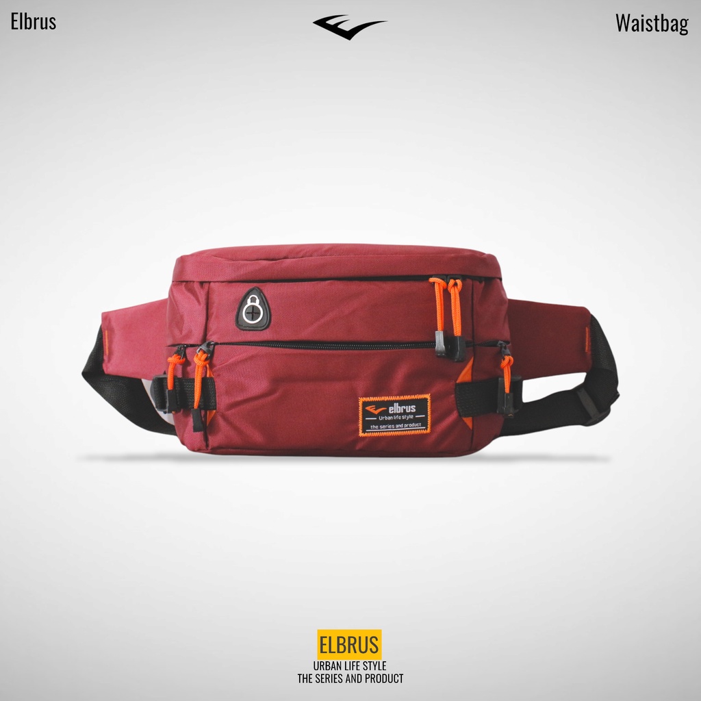 Tas Selempang Pria Elbrus 006 / Tas Waistbag Fashion Pria