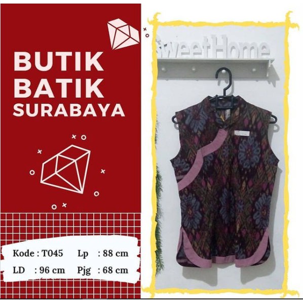 BATIK SURABAYA Kode T045 UKURAN S