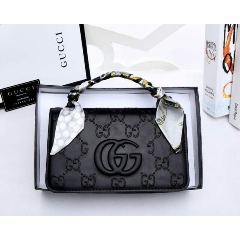 *Tas Gucci Embossed Bag 09138 Semi Ori*