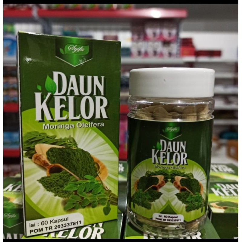 Kapsul Extract Daun Kelor cV Syifa|isi60 kapsul