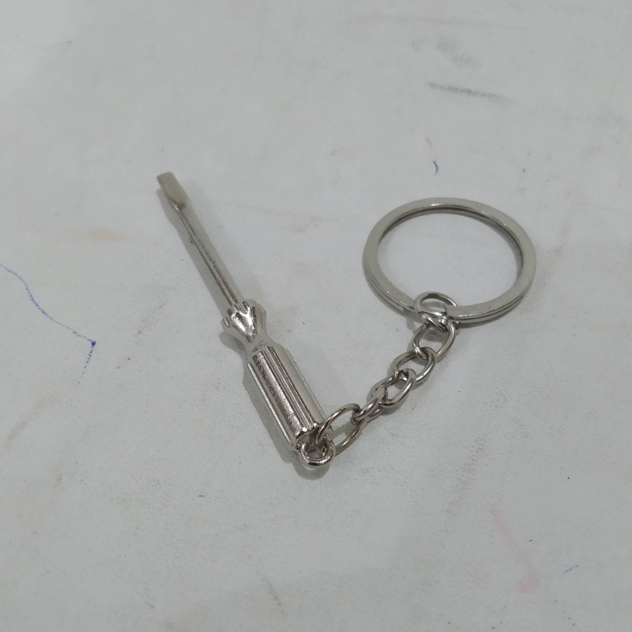 Key Chain Gantungan Kunci Ganci perkakas obeng min minus -