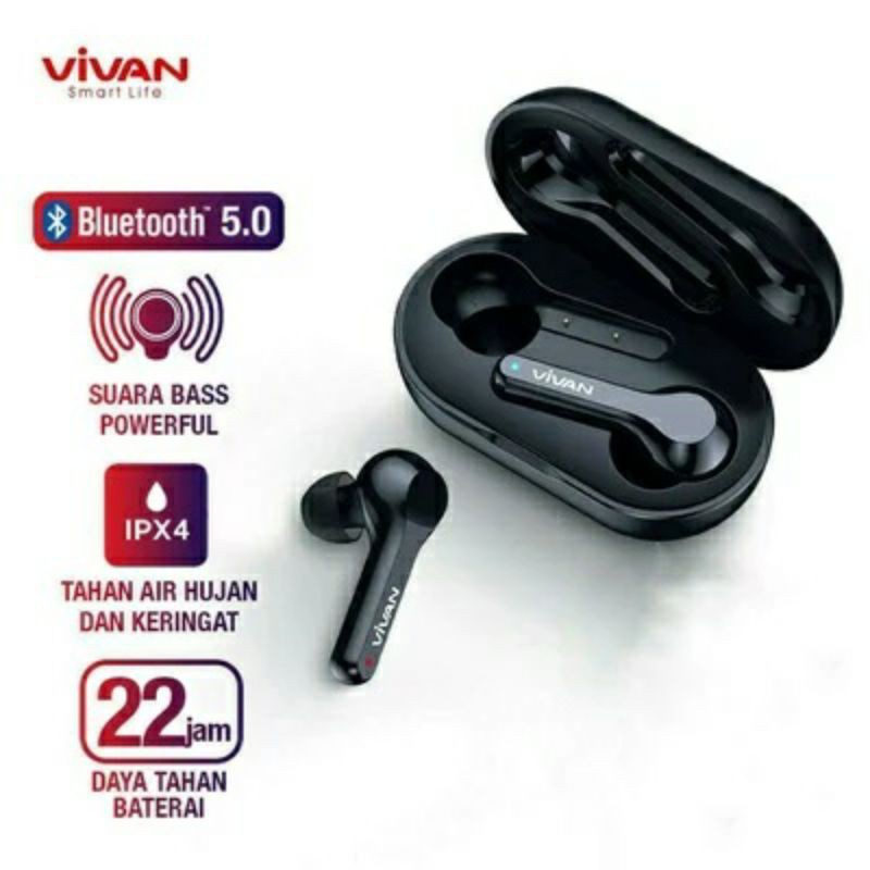 Vivan Liberty T200 Bluetooth Wireless Earphone - ORIGINAL