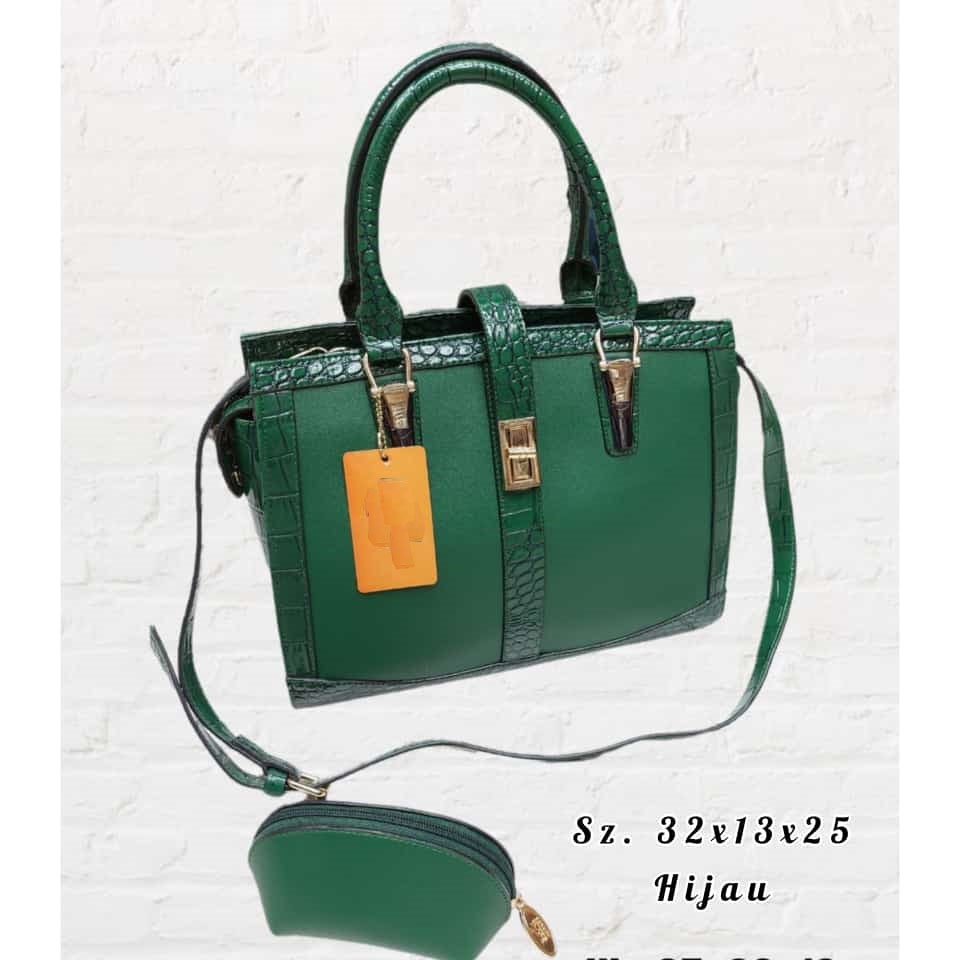 Tas Selempang Wanita Fashion Handbag Tas Kerja Wanita Import Selempang Cewek Slingbag Croco Bag Mewah