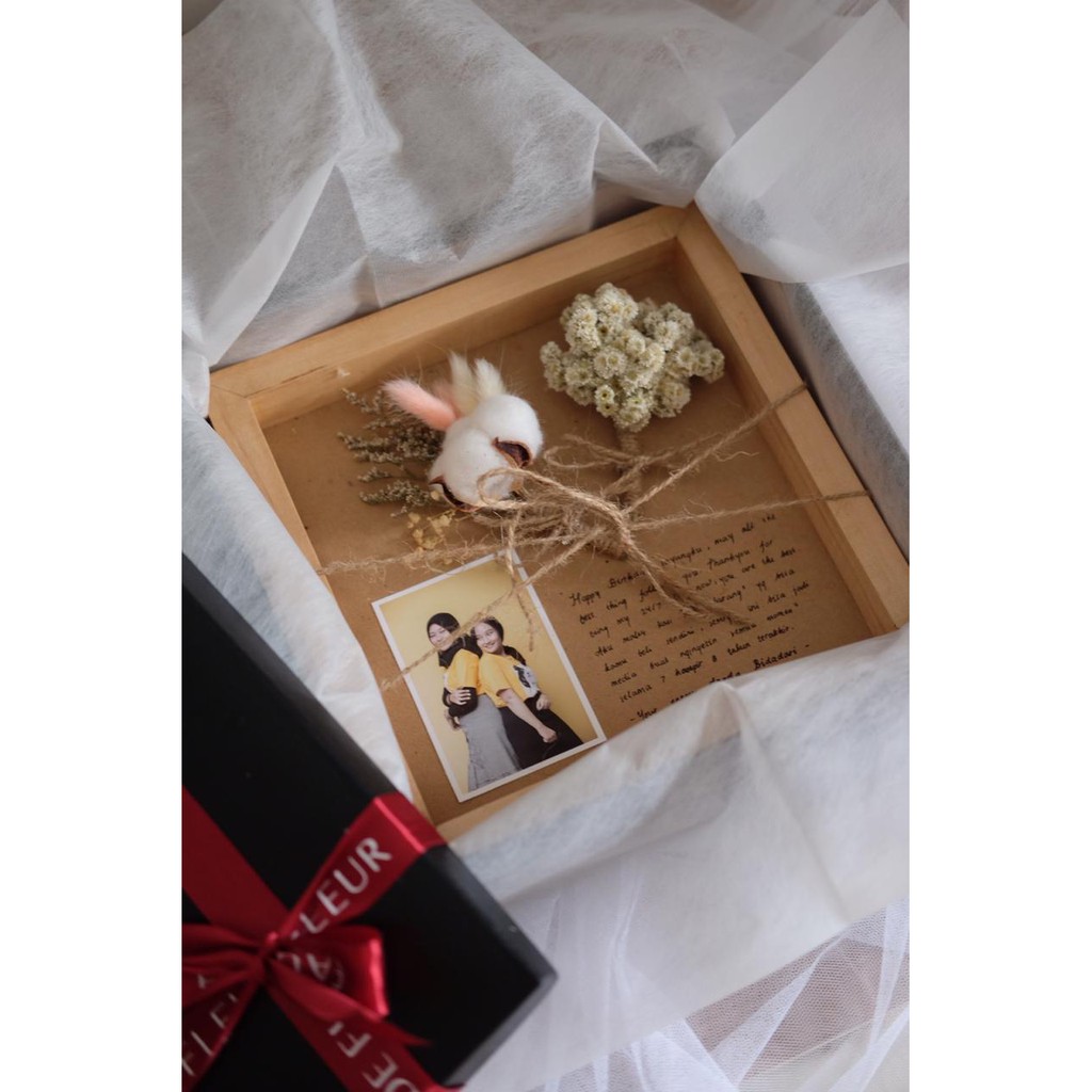 dried flowers photo bunga kering frame bunga bingkai kado