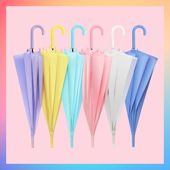 PAYUNG TRANSPARAN STYLE KOREA JEPANG POLOS / PAYUNG WARNA WARNI / PAYUNG LIPAT BENING CANTIK / PAYUNG RAINBOW / UMBRELLA FASHIONABLE CANDY