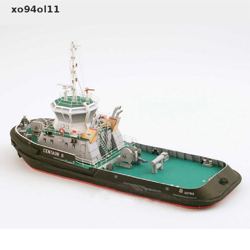 (hotsale) Kit Kerajinan Tangan Model Kapal Centaur II Tugboat 3D Bahan Kertas DIY Skala 1: 100