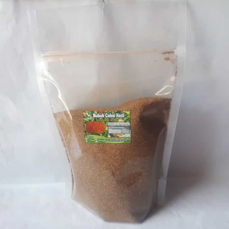 

Bubuk cabai kecil / cabai rawit bubuk pedas 500 gram