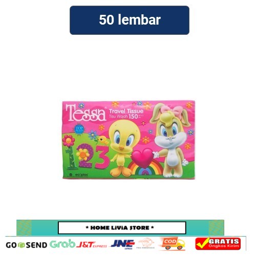 Tessa Travel Pack Tissue 50's