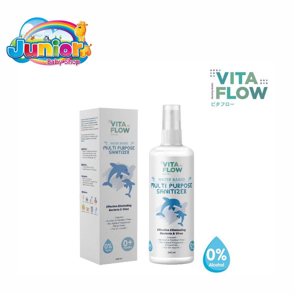 Vitaflow Water Based Sanitizer 500 mL / 245 mL / 100 mL / 50 mL