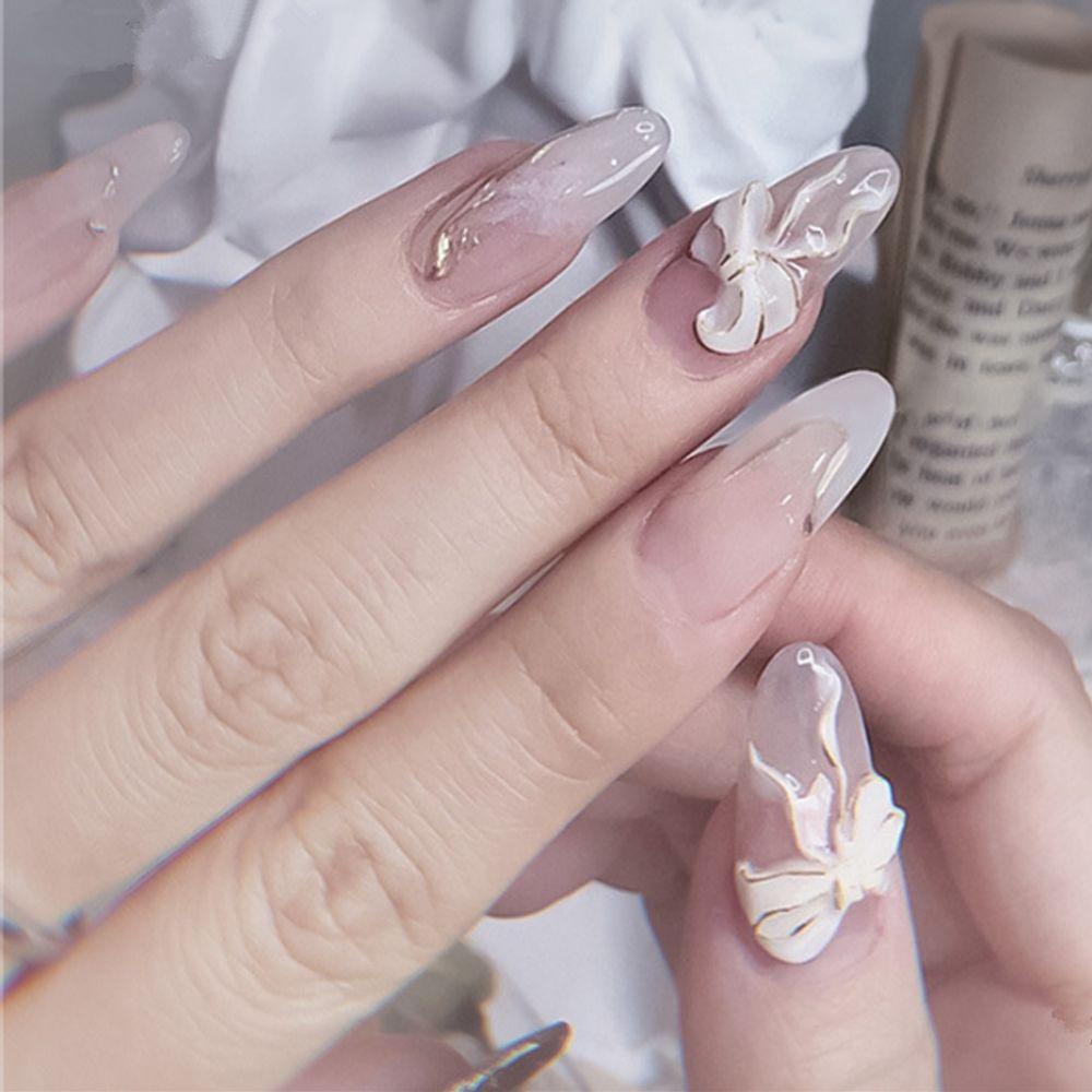 Cetakan Silikon Bentuk Pita Untuk Nail Art