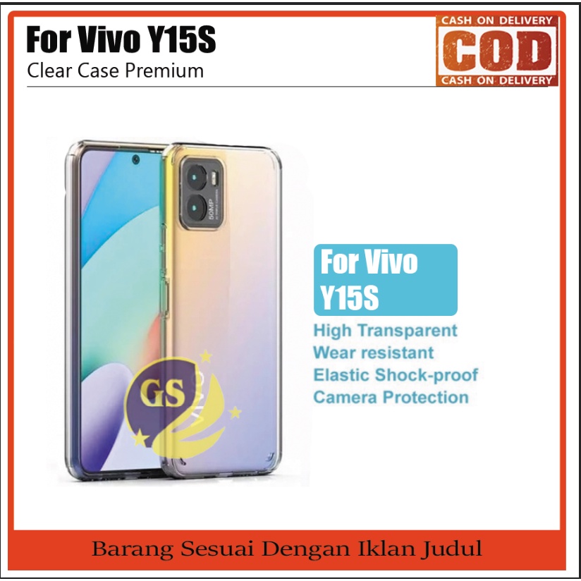 VIVO V23 5G VIVO V23E 5G VIVO Y15S Y15 S 2022 CLEAR CASE ULTRA RANSPARAN TPU SOFTCASE CASING 2.0MM