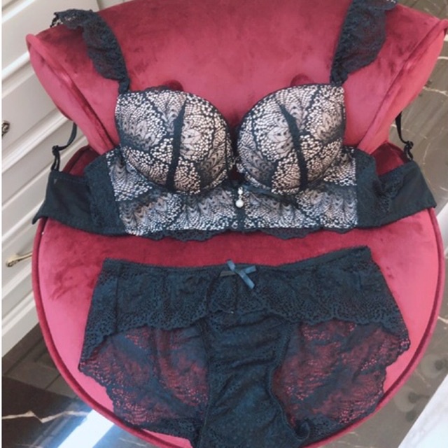 Bra Set Premium (K-BS60A) Bra + Panty Import 100% Super Good Quality Busa Push Up Tebal