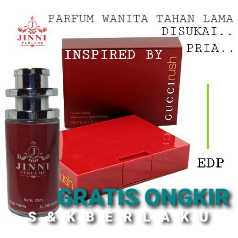 PARFUM WANITA DI SUKAI PRIA AROMA GUCCI RUSH TAHAN12JAM BERKUALITAS ORIGINAL