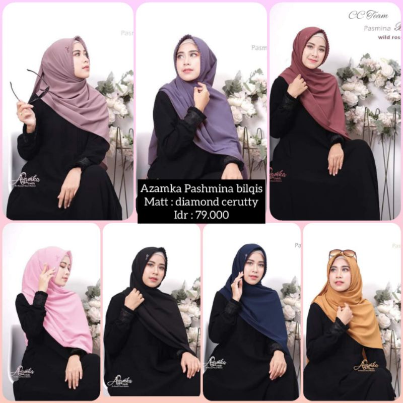 Hijab Pashmina Bilqis by Azamka