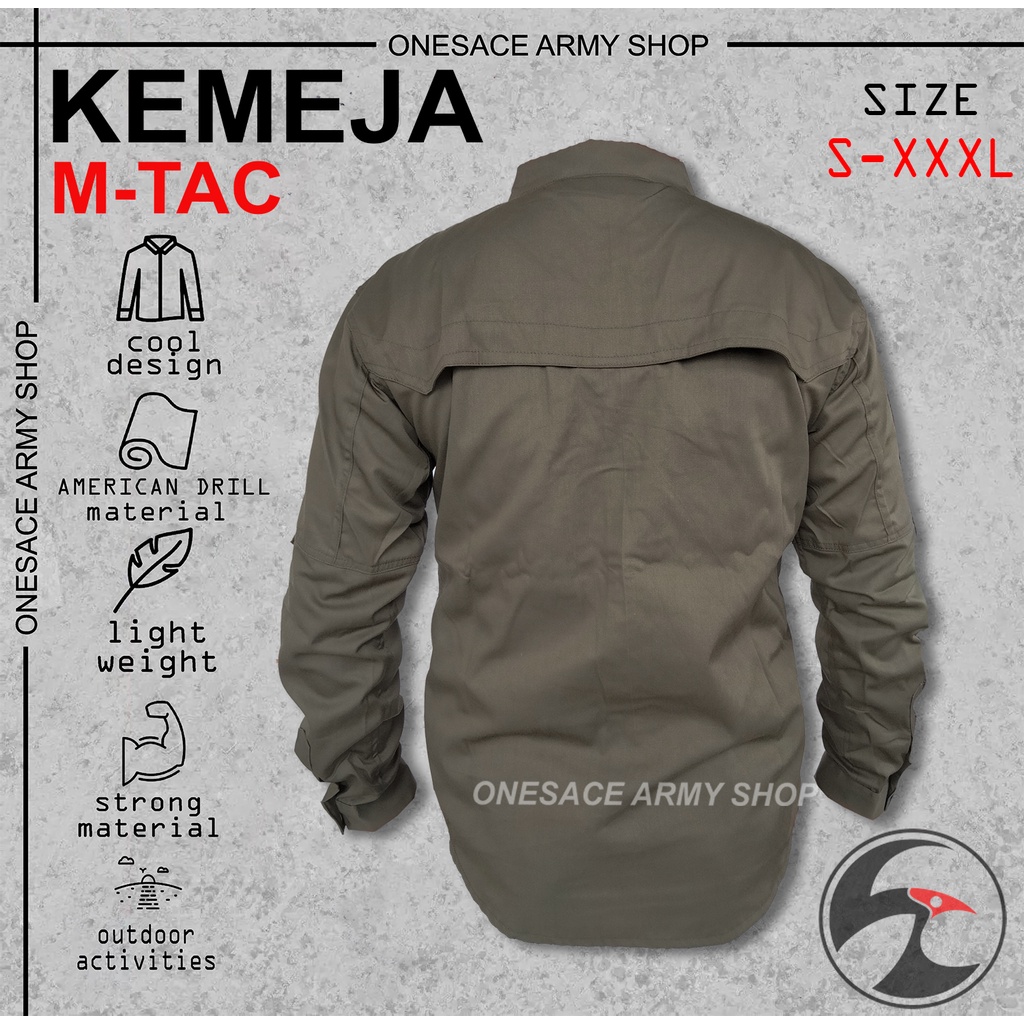 KEMEJA TACTICAL M-TAC / KEMEJA TACTICAL OUTDOOR / KEMEJA LAPANGAN