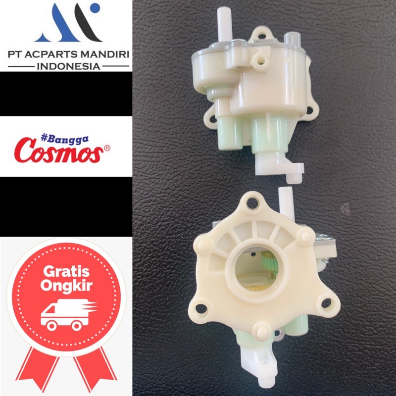 Gearbox rotary putaran kipas angin cosmos original ( putih abu2 )