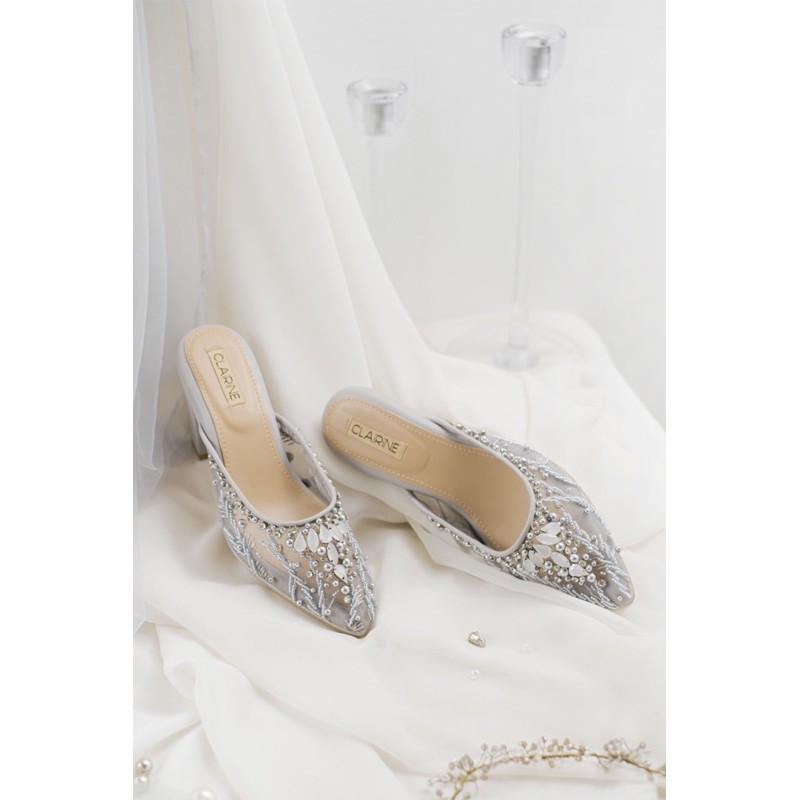 CLAIRINE - JULIA | ( READYSTOCK ) BEST SELLER Wedding Shoes, Pesta, Kondangan Hak 7cm