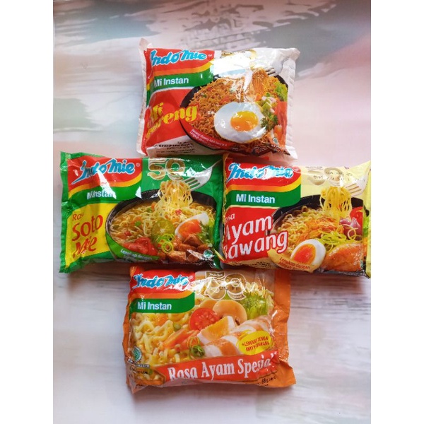 

INDOMIE SOTO | INDOMIE AYAM BAWANG | INDOMIE AYAM SPESIAL | INDOMIE GORENG