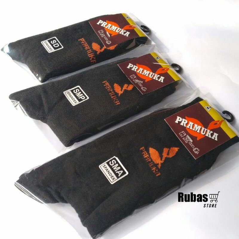 KAOS KAKI SEKOLAH HITAM PUTIH SD SMP SMA KAOSKAKI HITAM / KAOS KAKI PUTIH NILON