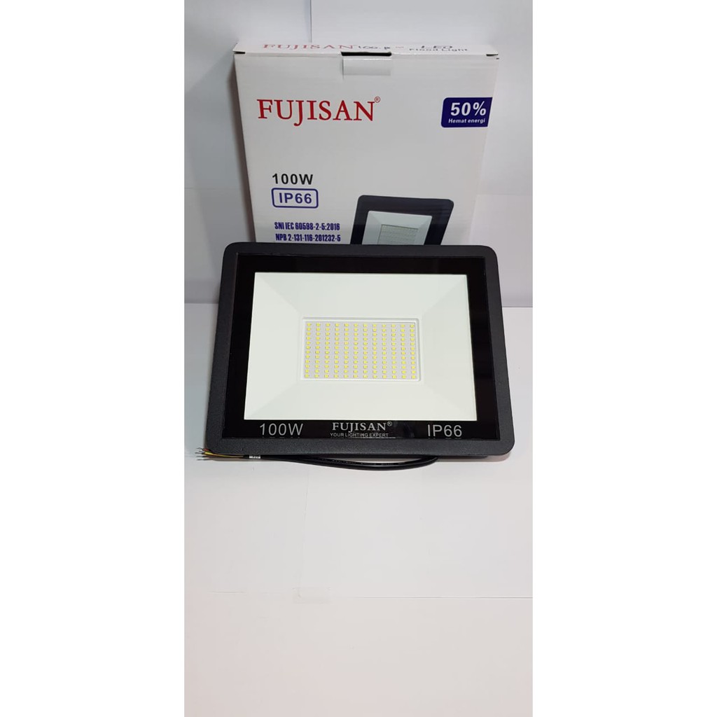 Kap Proyektor Lampu Tembak Sorot LED SMD Fujisan 100W 100 Watt Cahaya Putih