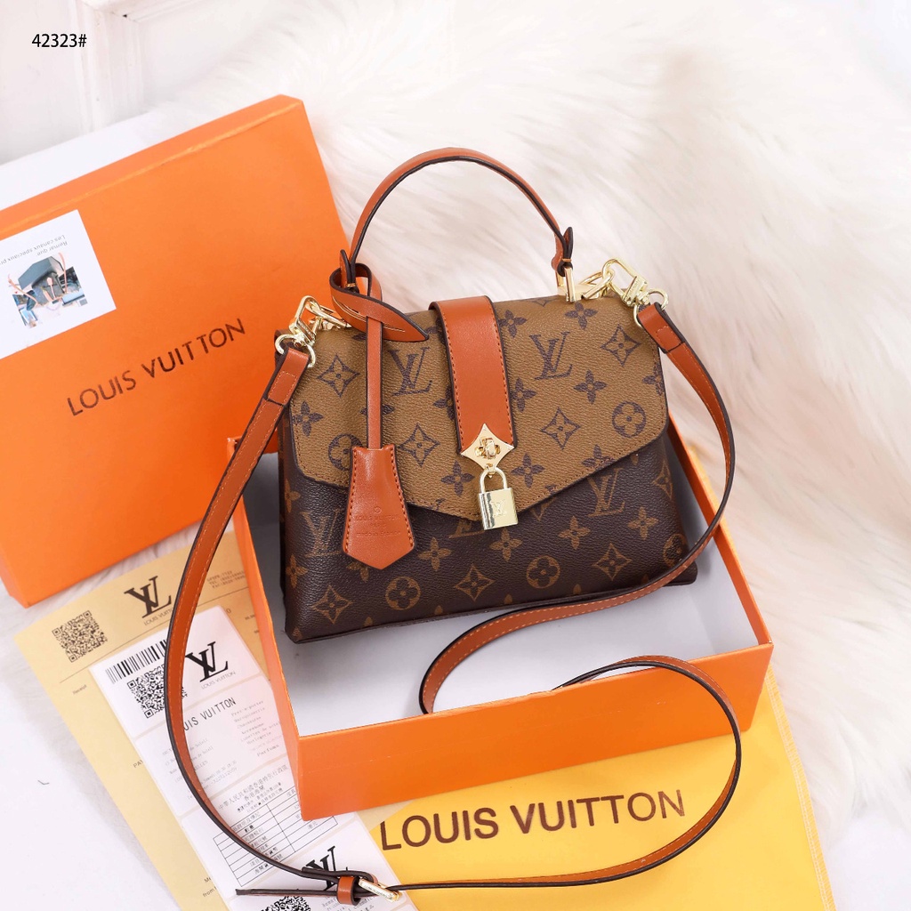 Louis Vuitton Top Handle Flap Bag in Monogram #42323