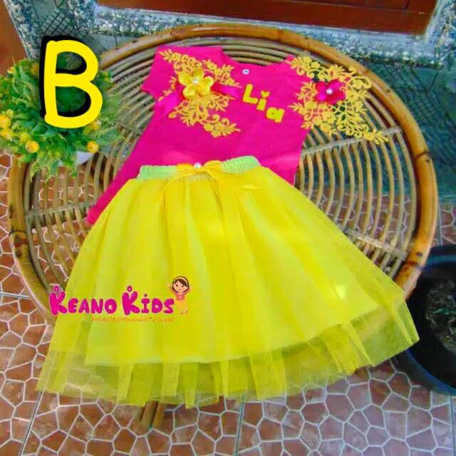 Setelan skirt anak super murah