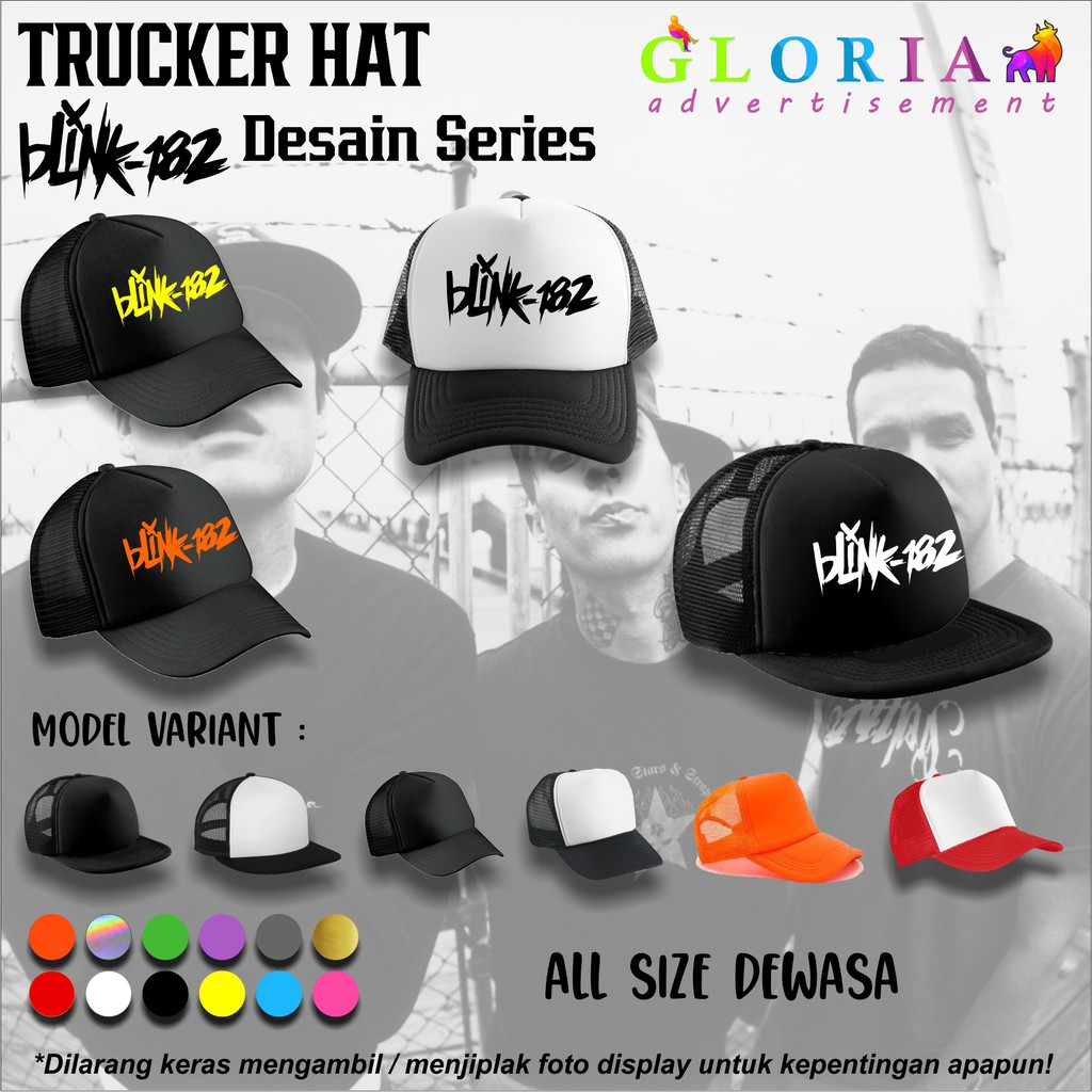 TOPI BLINK 182 TRUCKER