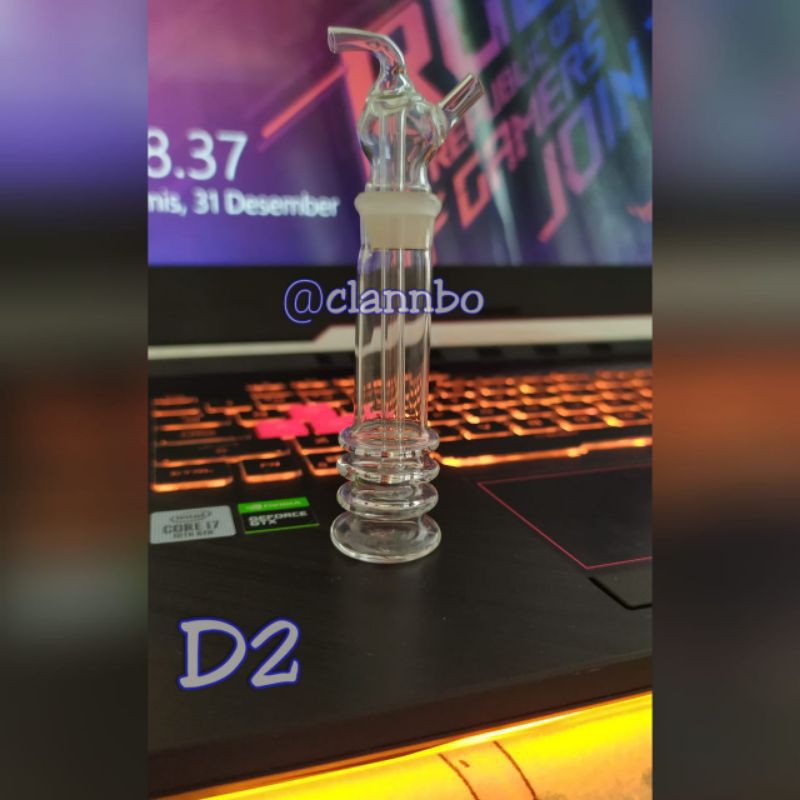 Ready Full Set Tabung Kaca Tipe D02 Toko Accesories Bong