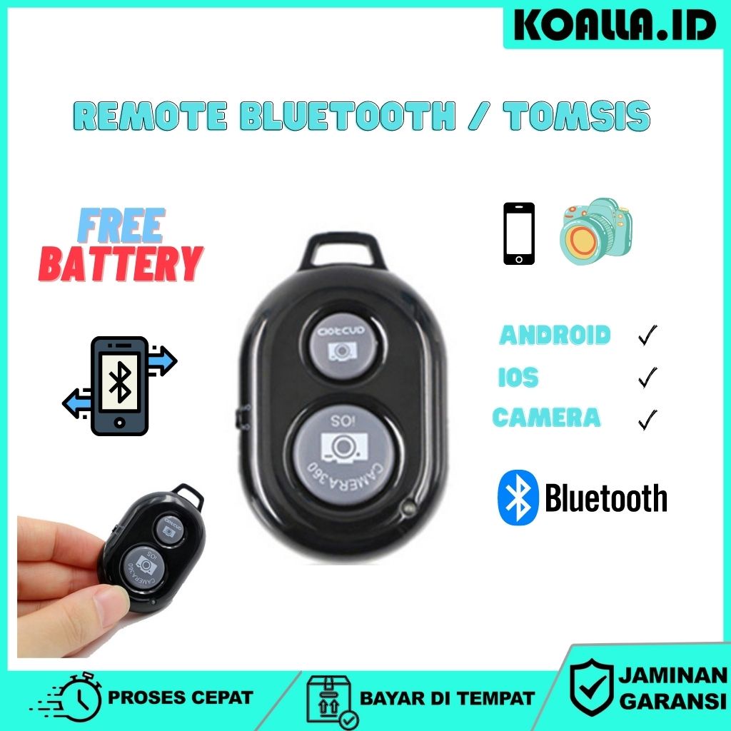 Tomsis Remote Selfie  Bluetooth camera shutter bluetooth Universal