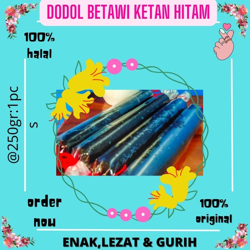 

DODOL KETAN HITAM DODOL BETAWI ASLI MAKANAN TRADISIONAL